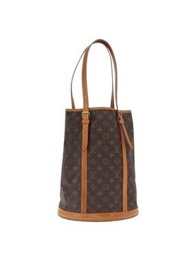 Authentic LOUIS VUITTON Monogram Bucket GM Shoulder Bag M42236 LV